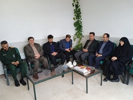 دیدار مدیر شبکه بهداشت و درمان با فرمانده سپاه شهرستان فامنین