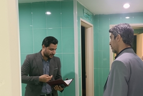 بازدید از بخش‌ها، واحدها و پروژه فضای سبز بیمارستان سردار شهید سلیمانی