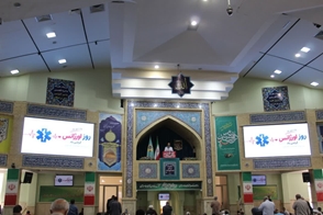 حضور پررنگ اورژانس ۱۱۵ همدان در نماز جمعه و ارائه خدمات سلامت و آموزش‌های همگانی
