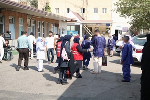 بازگشت بیماران بخش مسمومیت به بیمارستان سینافرشچیان پس از اتمام عملیات تعویض تابلوهای برق