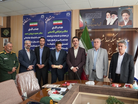 گزارش تصویری تکریم معارفه  سرپرست شبکه رزن 