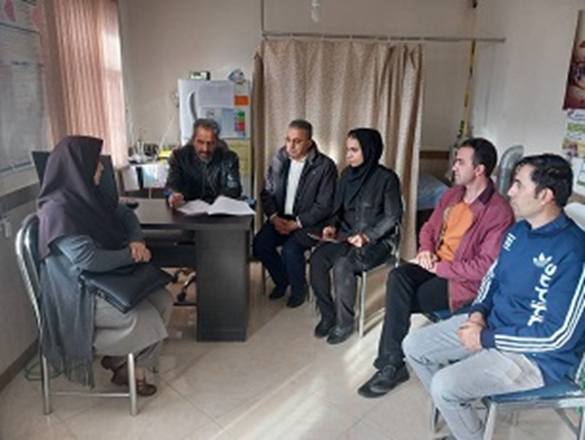انعقاد تفاهم نامه اهداء زمین خانه بهداشت روستای ساری قمیش شهرستان بهار