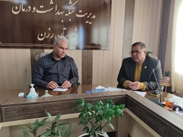 دیدار مدیر و کارشناسان اداره سازمان های مردم نهاد و خیرین سلامت دانشگاه از شبکه بهداشت و درمان شهرستان رزن