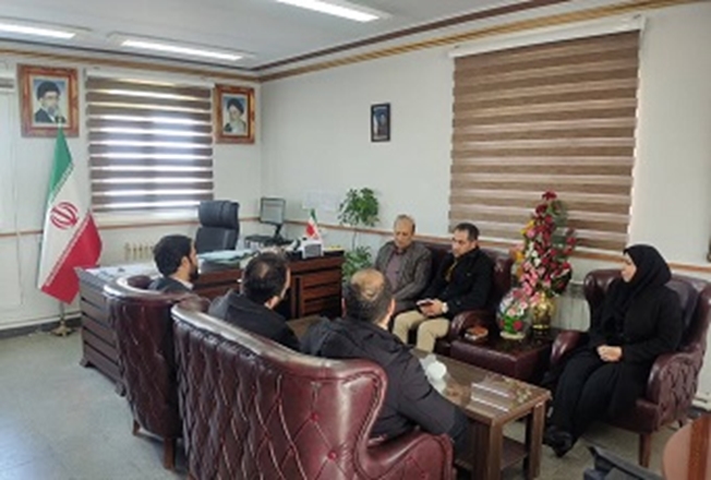 برگزاری نشست مدیریت مشارکتهای مردمی با مدیرشبکه بهداشت و فرمانداری درگزین در راستای تعیین تکلیف پروژه خیرساز