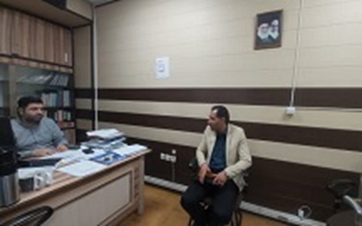 در راستای مسئولیت پذیری اجتماعی انجام شد:  دیدار رئیس اداره خیرین سلامت دانشگاه و مدیر طرح و برنامه اداره کل صمت همدان 