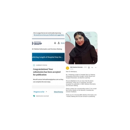 دستاورد علمی برجسته دانشجوی تحصیلات تکمیلی دانشکده پیراپزشکی در مجله بین‌المللی BMC